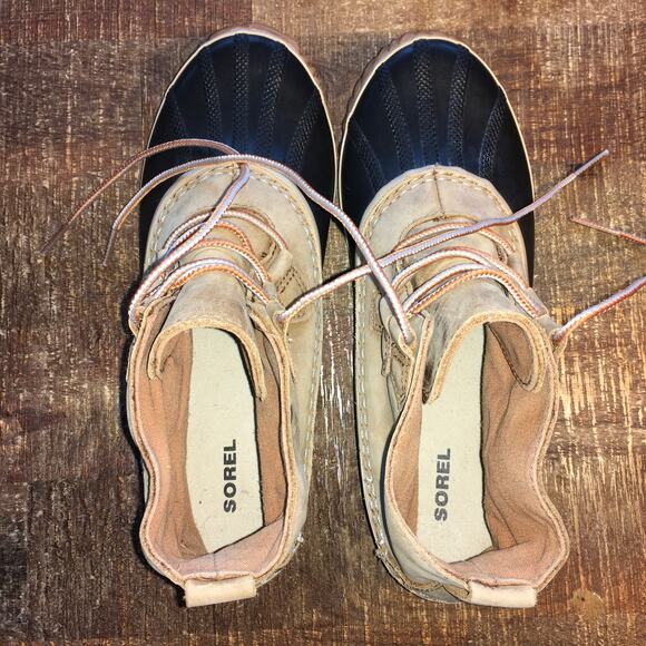 Sorel Out N About Plus Duck Rain Boot Bootie Womens 7.5 Waterproof Tan Gorpcore - Picture 10 of 12